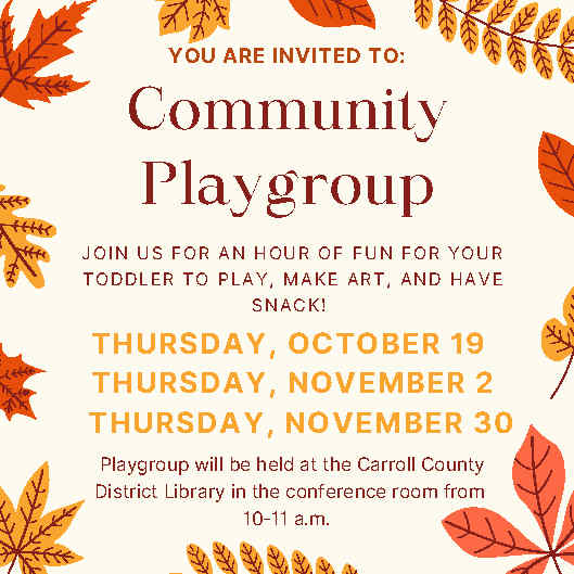 Playgroup Schedule